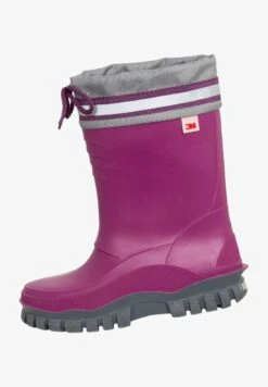 Stiefel - Viola/grau