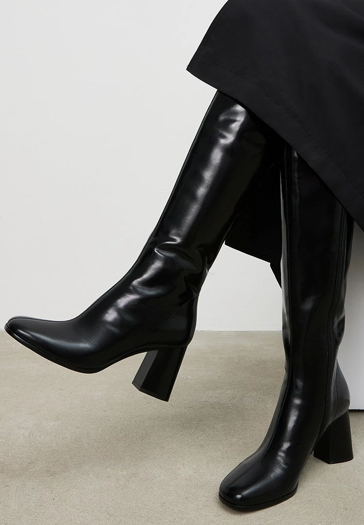 High Heel Stiefel - Black 2 High Heel Stiefel - Black – Bild 2