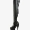 PLEASER High Heel Stiefel - Schwarz