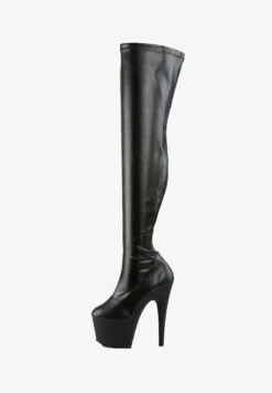 PLEASER High Heel Stiefel - Schwarz