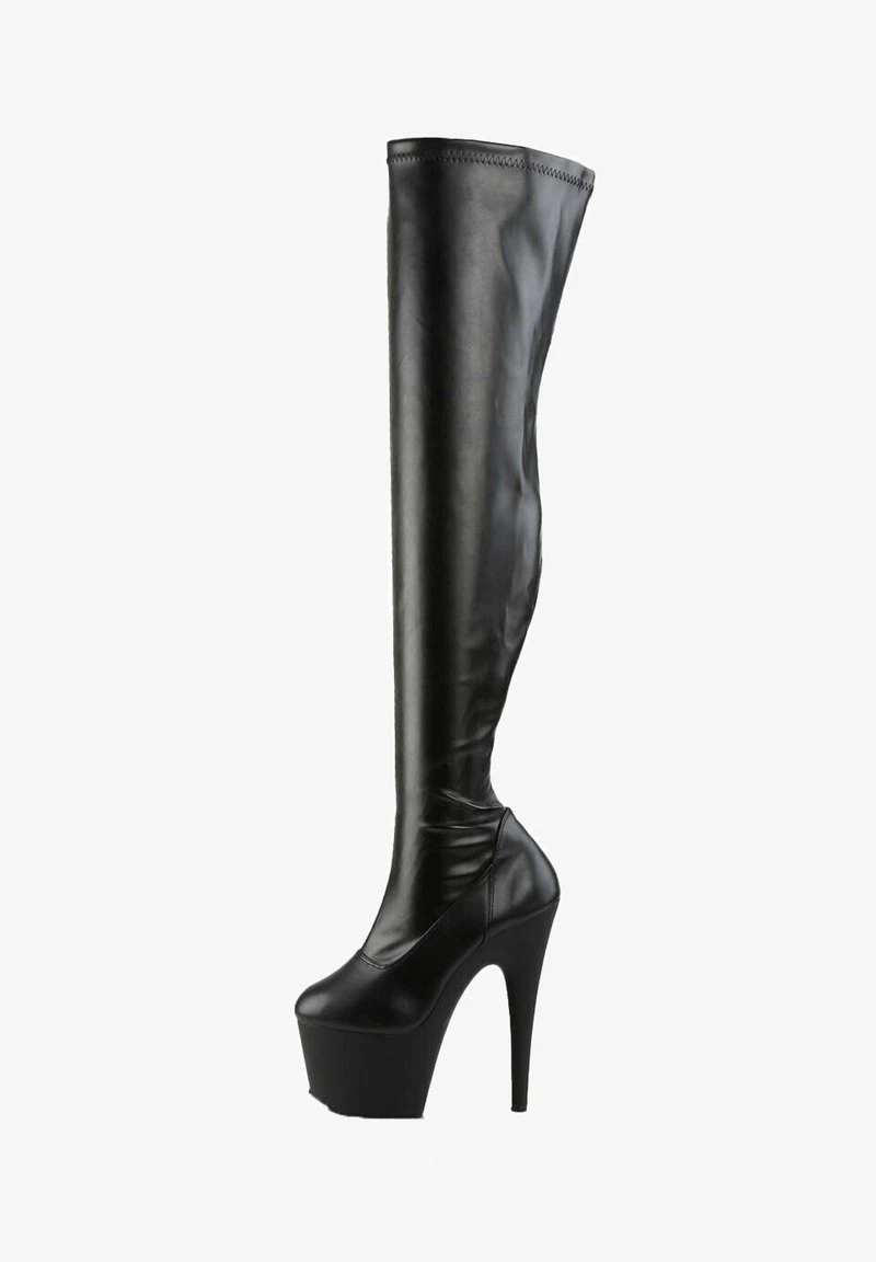 PLEASER High Heel Stiefel - Schwarz 1 PLEASER High Heel Stiefel - Schwarz