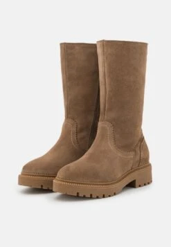 Pier One LEATHER WINTER BOOT - Stiefel - Taupe -Gerry Weber Verkäufe 83df9d01add942eaabb452a58120a742