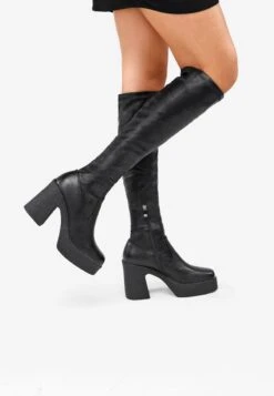 CON ELÁSTICOS - Stiefel - Black