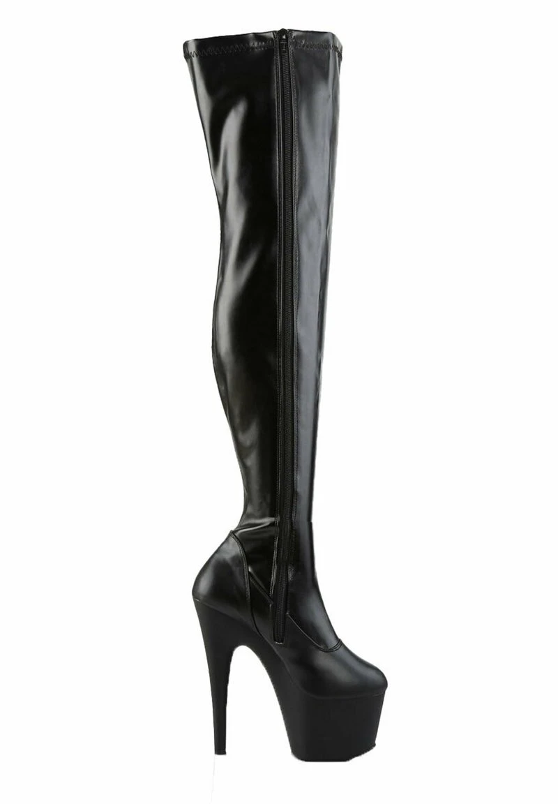 PLEASER High Heel Stiefel - Schwarz 2 PLEASER High Heel Stiefel - Schwarz – Bild 2