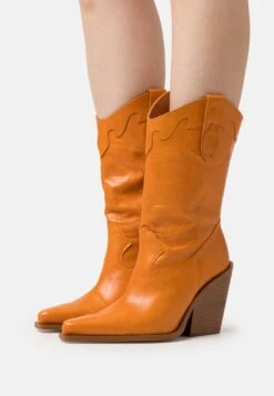 Bronx High Heel Stiefel - Orange