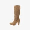 High Heel Stiefel - Beige